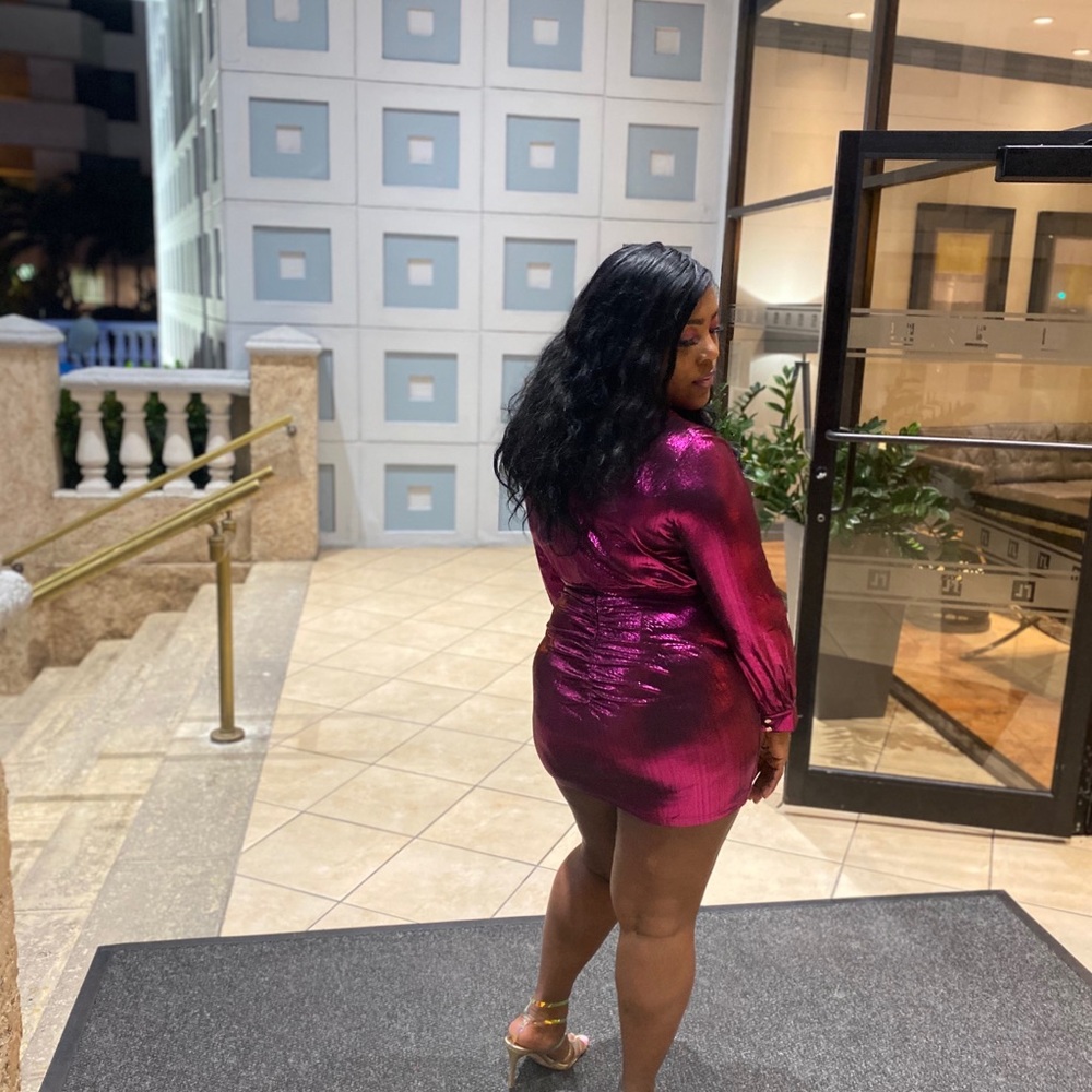 Magenta dress